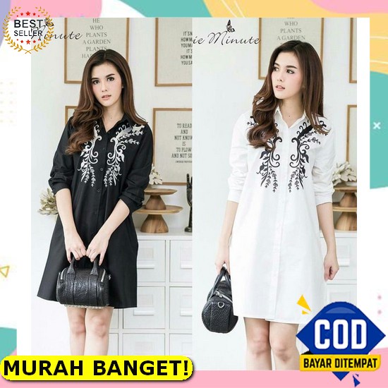 Anet Midi Dress Wanita Rayon Premium, Mini Dress Wanita Muslim, Baju Dress Wanita Import, Midi Dress