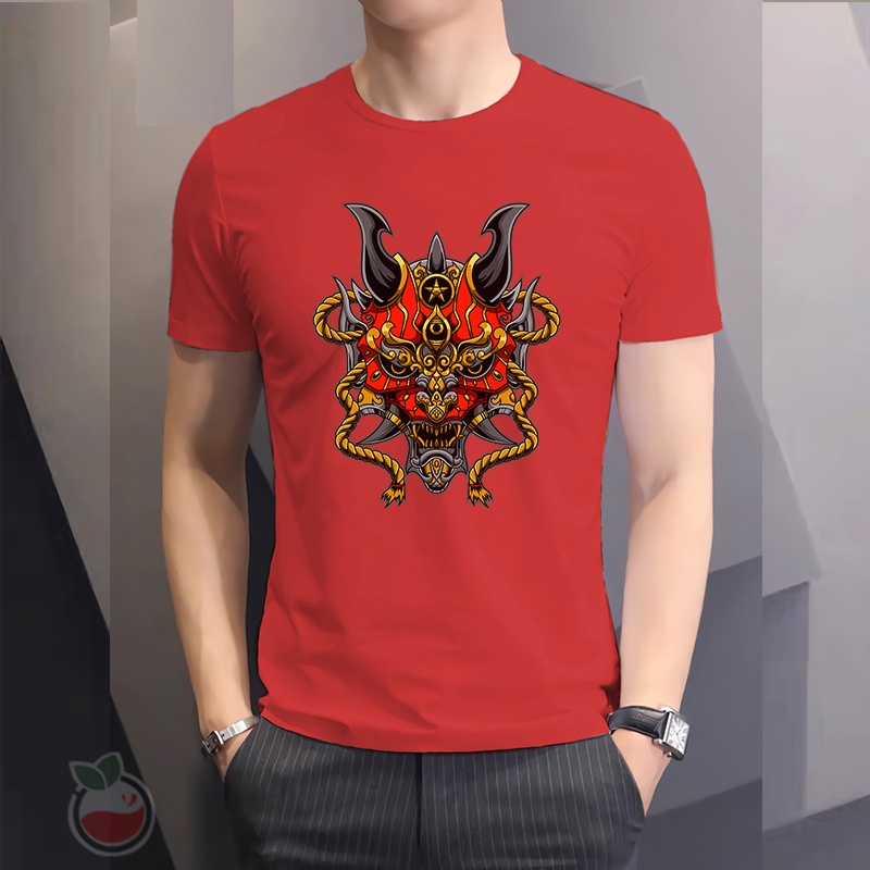 Kaos Pria Shinigami Samurai Baju Distro Basic Tshirt Kasual