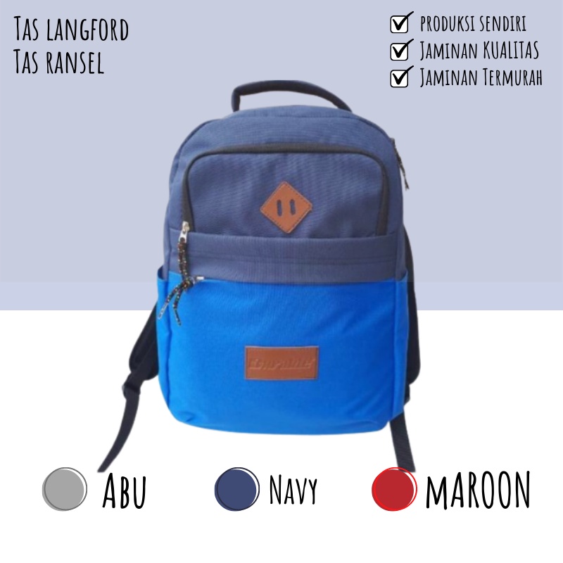 Tas Ransel - Backpack Punggung Terbaru Kualitas Import Kekinian Stylish Multifungsi Cewek Cowok