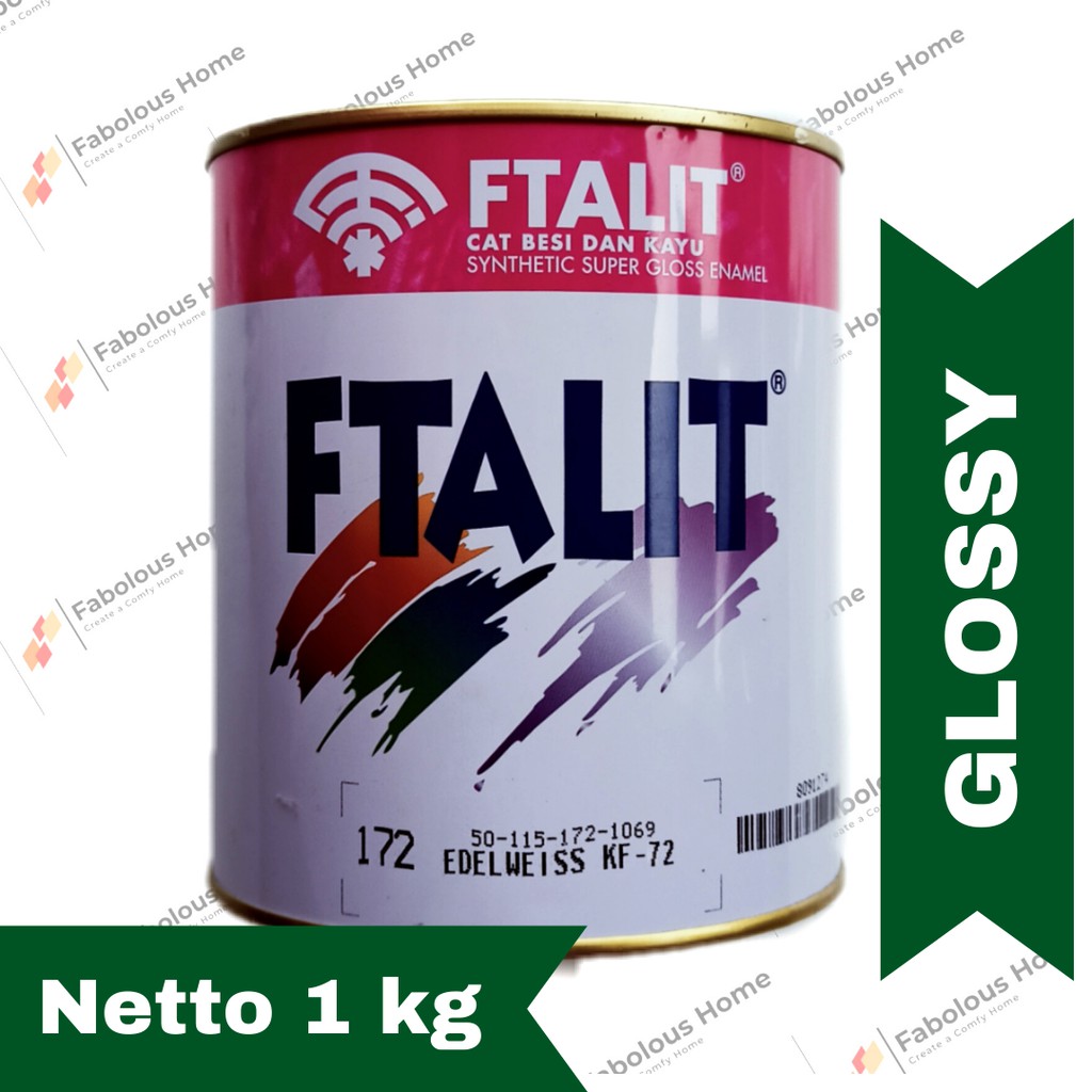 CAT FTALIT GLOSS / CAT KAYU BESI 1KG TERMURAH TERLARIS