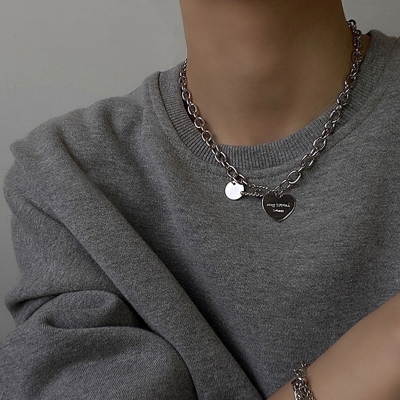 Kalung untuk wanita in baja titanium kalung kalung keren wanita trendi kepribadian mewah dengan harg