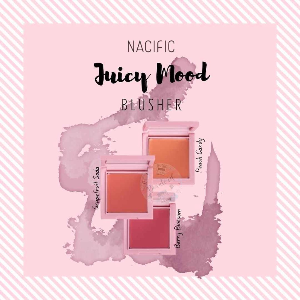 Nacific Juicy Mood Blusher Blush On Nacific