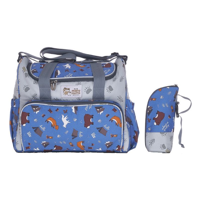 Morumotto Large Diaper Bag Bear And Friends Series / Tas Perlengkapan Bayi MMT7005