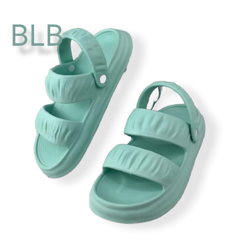 SANDAL SELOP BAN DUA TALI BELAKANG WANITA SEPATU SANDAL WANITA NYAMAN KEKINIAN SANDAL JELLY WANITA EMPUK ANTI SLIP