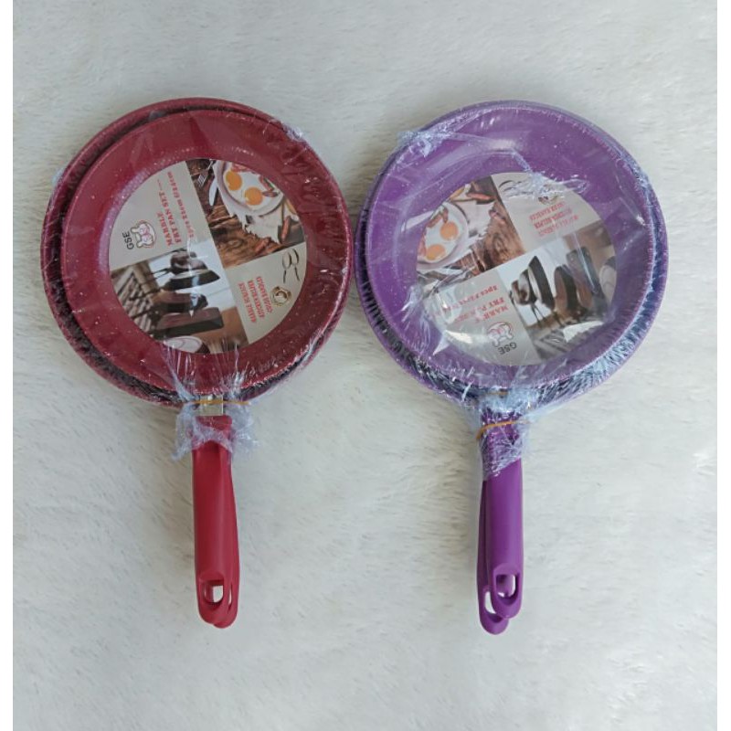 frypan marble gse/frypan warna/teflon set warna