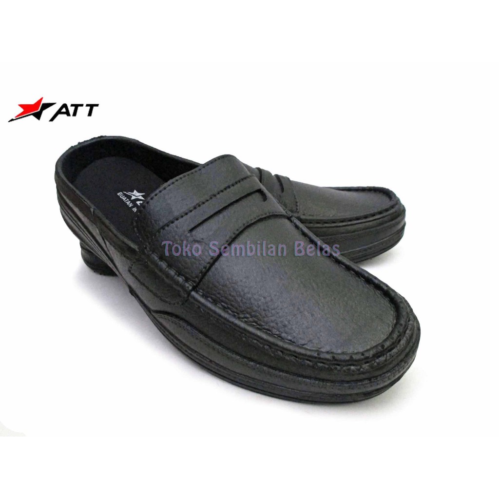 Sepatu Sandal Karet Slip On/Sepatu Karet Selop Casual ATT Bustong/Sepatu Sandal/Sepatu Selop