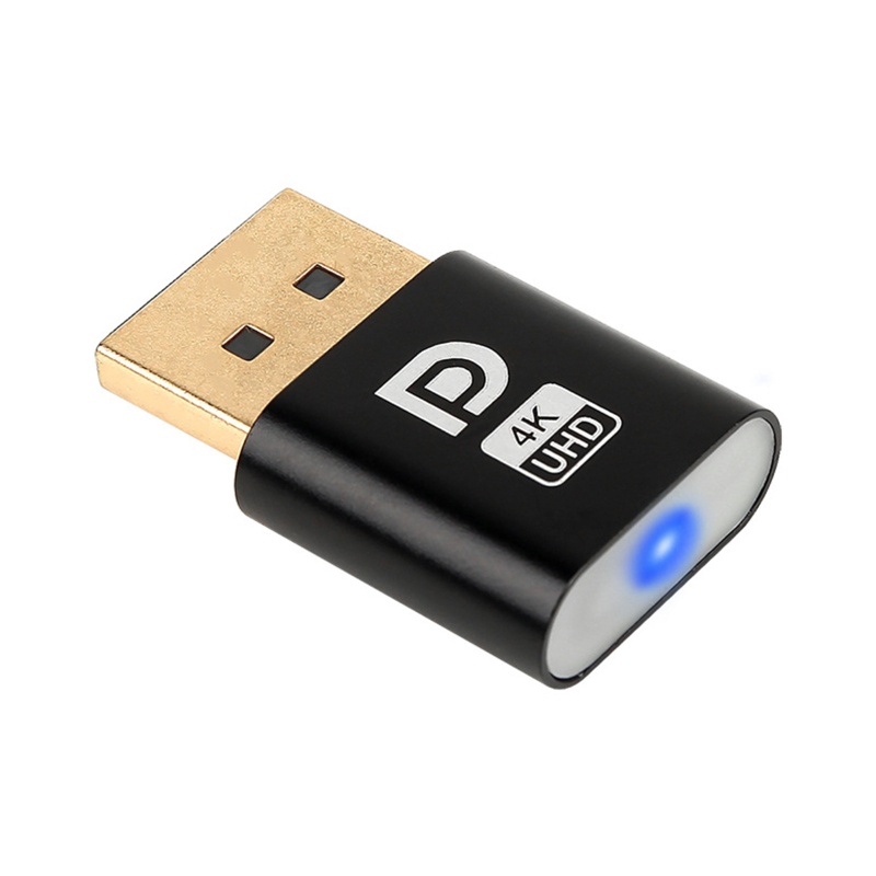 Btsg Virtual Display Adapter DP Display Port Dummy Plug 4K Emulator Hantu Tanpa Kepala