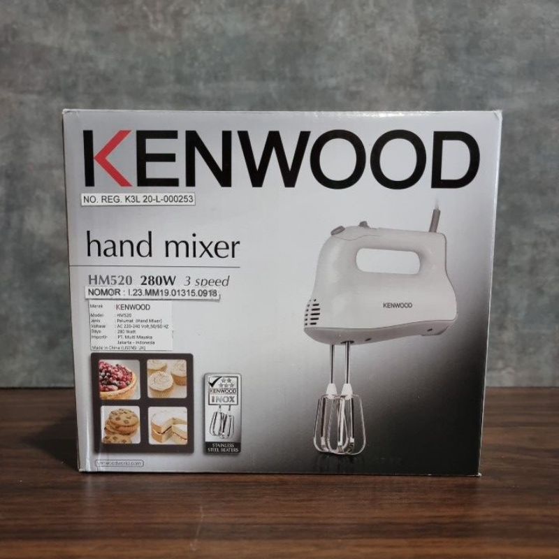 hand mixer kenwood hm520 280w mixer tangan kenwood hm 520