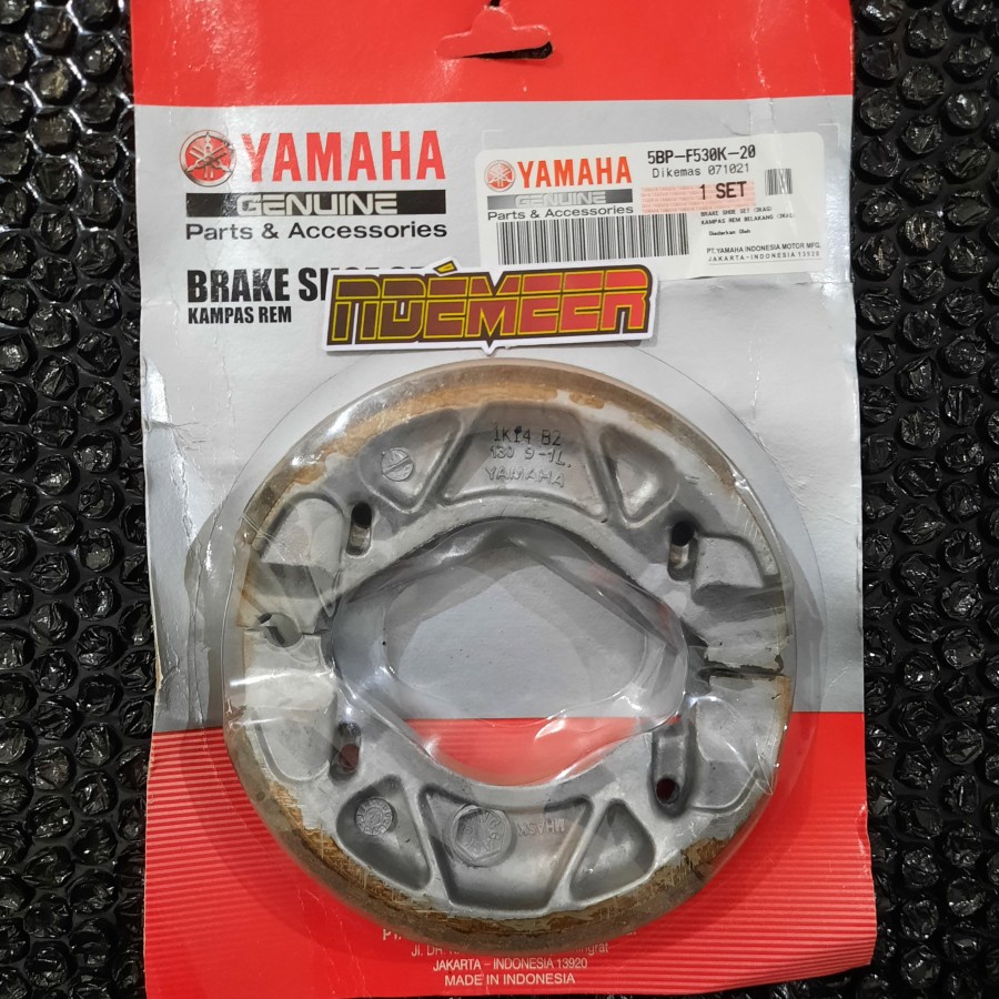 kampas rem belakang rx king original