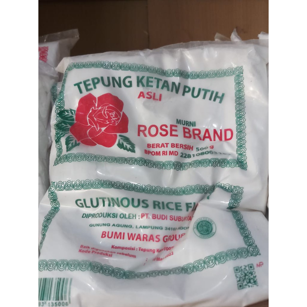 

Tepung Ketan Putih Rose Brand