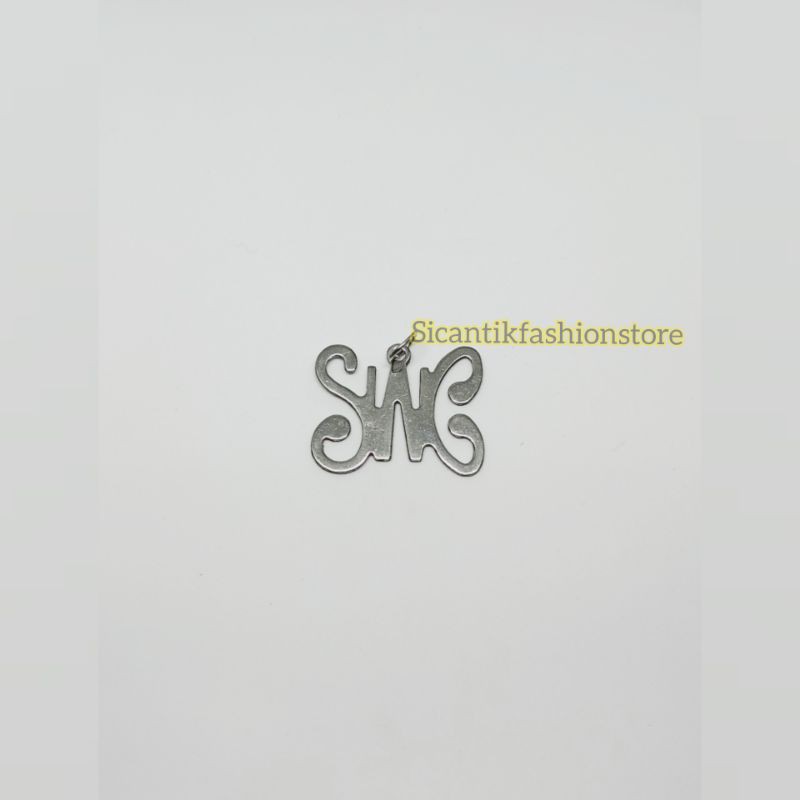 Liontin logo Slank/Bandul logo Slank silver Terlaris Fashion pria keren murah berkualitas bagus