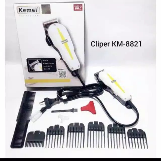 MESIN CUKUR RAMBUT PORTABLE KEMEI 8821/ MESIN CUKUR RAMBUT KM-8821/ MESIN CUKUR SUPER TAPER CLASSIC