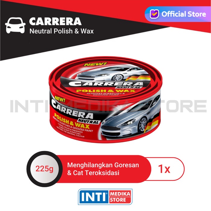 Carrera - Krim Pengkilap Mobil Kendaraan Polish & Wax Neutral 225Gr #98