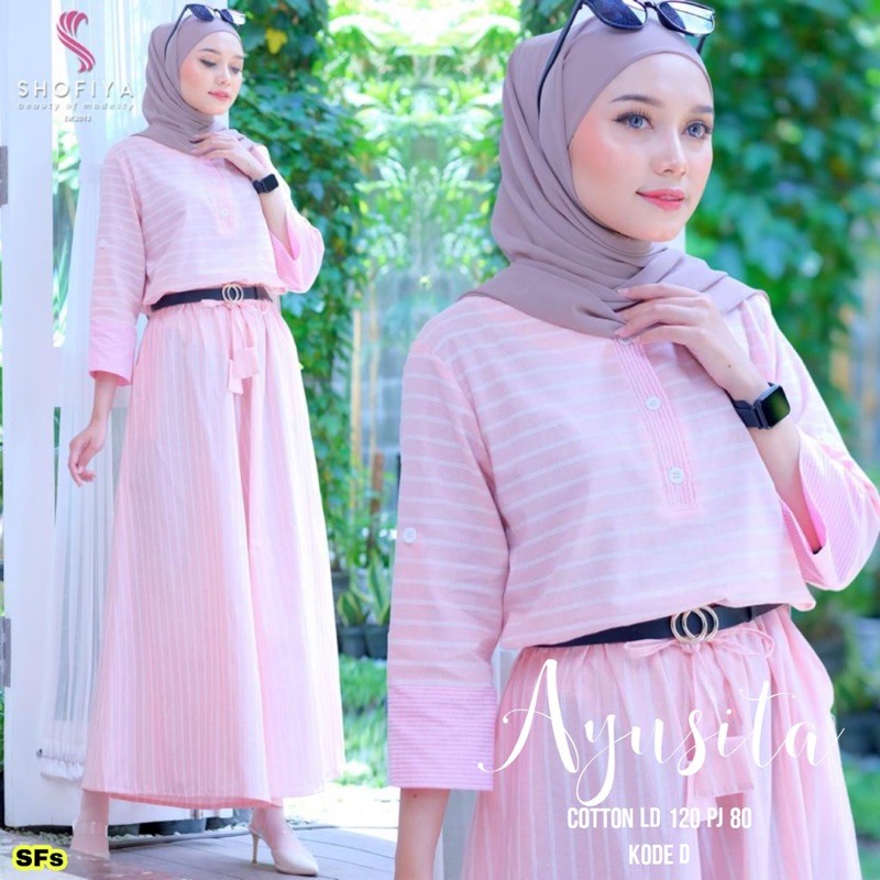 AYUSITA DRESS SETELAN ORIGINAL BY SHOFIYA