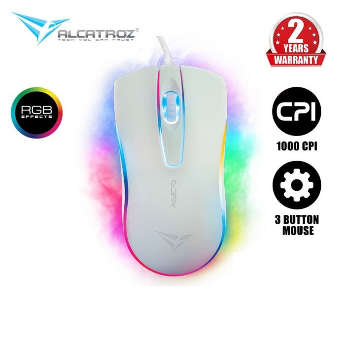 Alcatroz Wired Mouse Asic 9 RGB FX 1000CPI