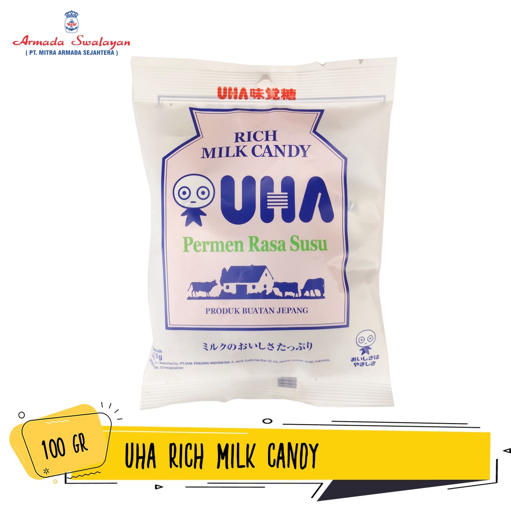 

UHA Rich Milk Candy | UHA Strawberry Milk Candy