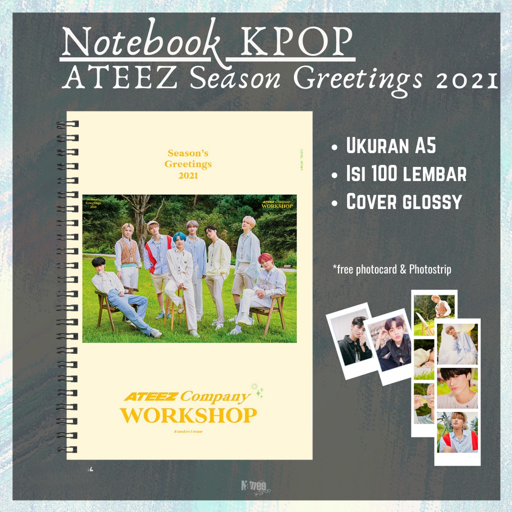 

ATEEZ Notebook Season Greetings 2021