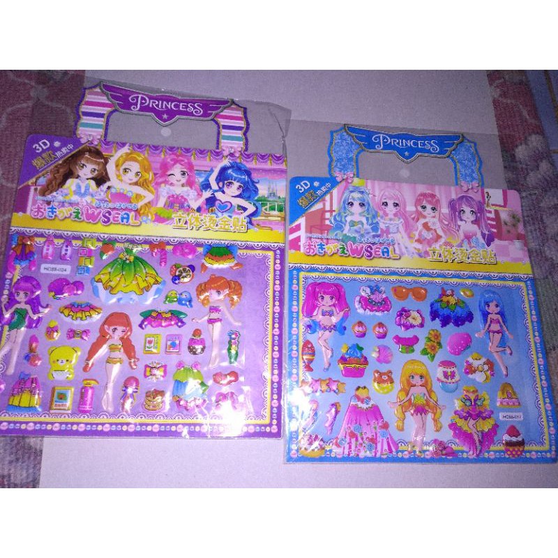 

Gt-Stiker timbul motif karakter 2pcs