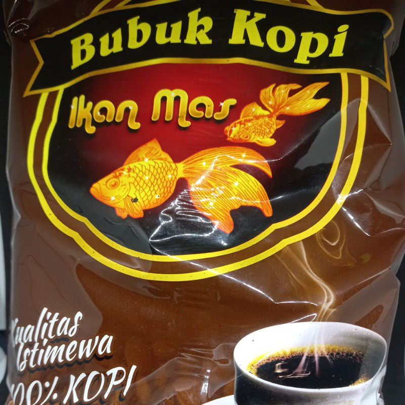 

kopi bubuk kasar merk ikan mas