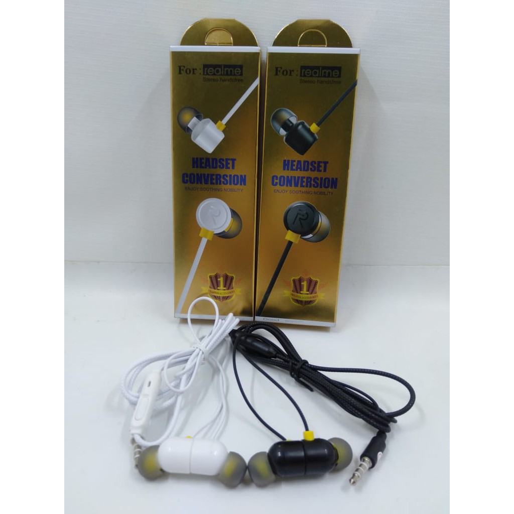 Headset Realme Extra Bass Audio Jack 3.5mm