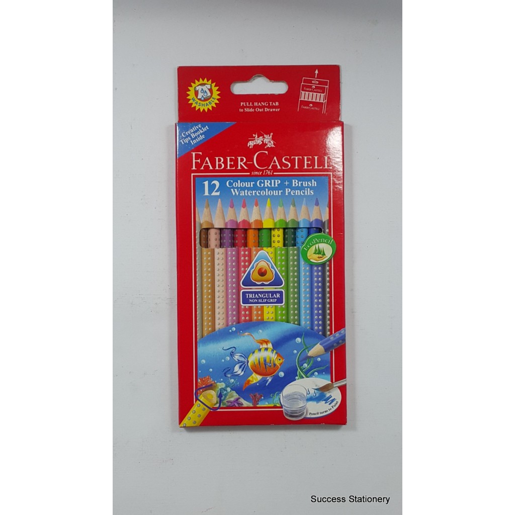 

FABER PENCIL WATER COLOR 12 GRIP DOT