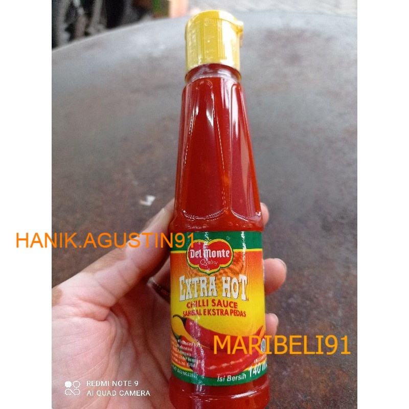 

DELMONTE EXTRA HOT 140ML SAUS maribeli91