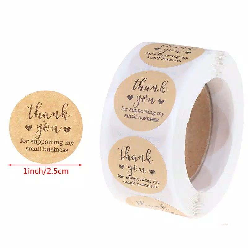 

STIKER LABEL SEGEL THANKS YOU