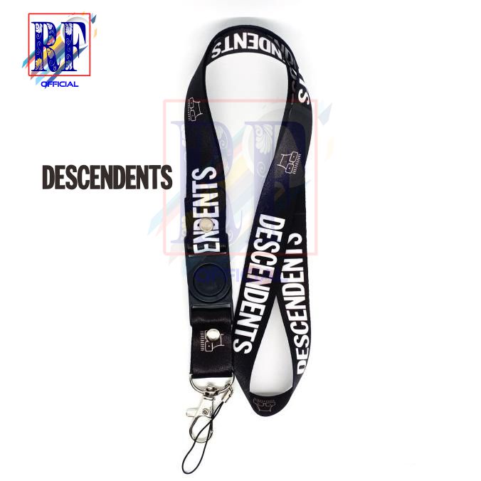 

Gantungan kunci band Descendents punk rock tali lanyard band gantungan leher id card name tag