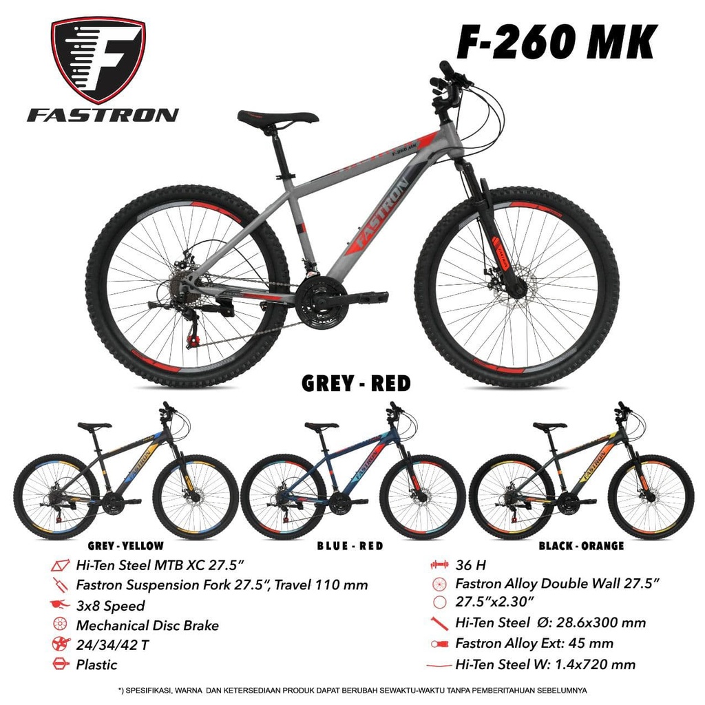 Fastron Sepeda Dewasa Mtb Gunung   27.5 F-260 Mk