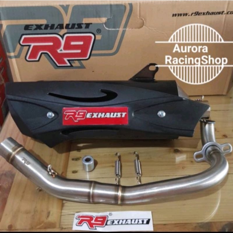 0KNALPOT RACING NEW NMAX 155 2020 / AEROX CONNECTED 2021- R9 MISANO