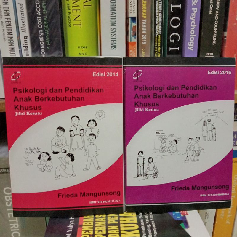 1SET PSIKOLOGI DAN PENDIDIKAN ANAK BERKEBUTUHAN KHUSUS JILID 1 JILID 2 FRIEDA MANGUNSONG