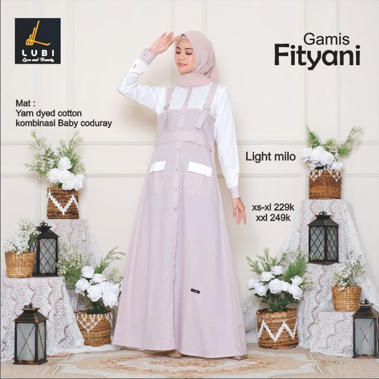 Gamis Lubi Fityani  / Gamis Lubi /  Dress Muslim / Muslim Fashion / Gamis Wanita