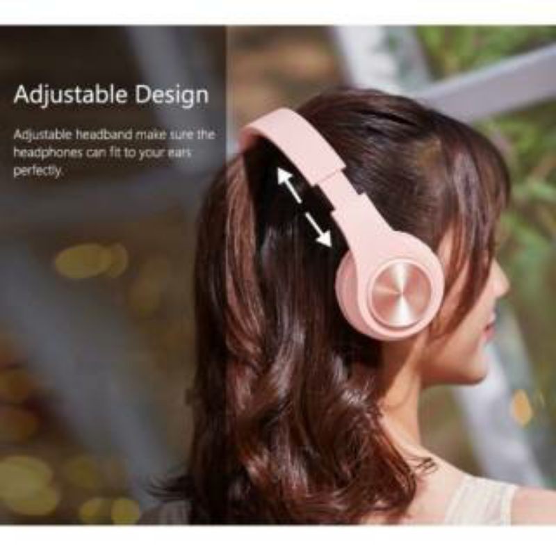 Headphone Bluetooth Inpods Boom Macaron Headset Stereo Wireless V5.0