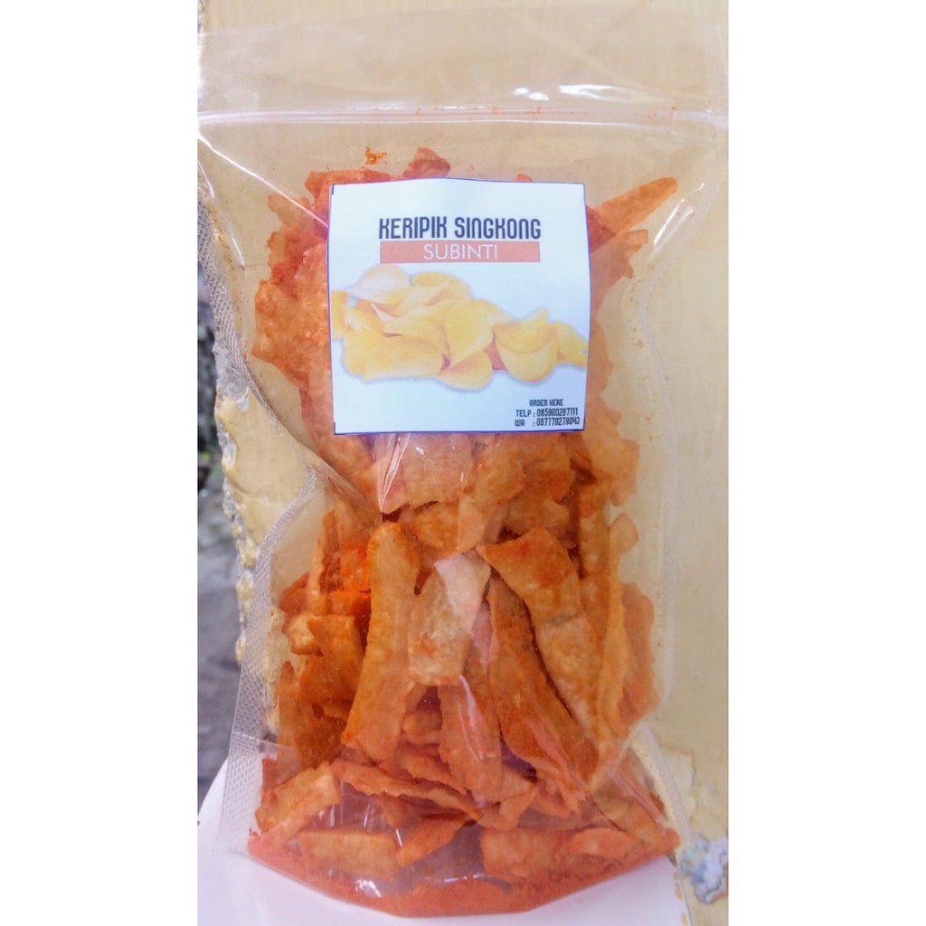 

keripik kripik singkong Pedas Legit Asli Bandung 125gram rasa balado