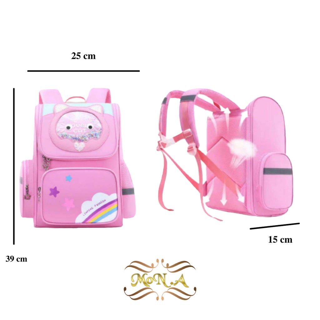 [MTOYS] 2 IN 1GRATIS TEMPAT  PENSIL-Tas Ransel Anak Perempuan Motif Lucu - Kualitas Import Premium M0173