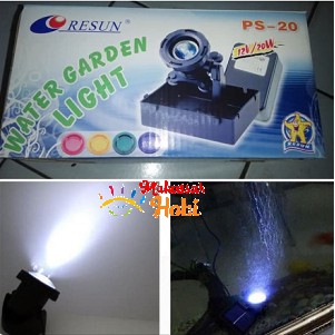 Lampu Sorot Kolam Celup RESUN PS-20 Water Garden Light Renang Ikan