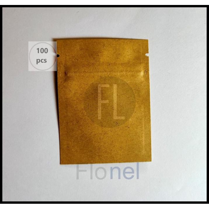 Kemasan Sachet Ziplock Warna Isi Kapasitas 3-15Gram - Harga 100Pcs - 7X10 Mt B-Gold