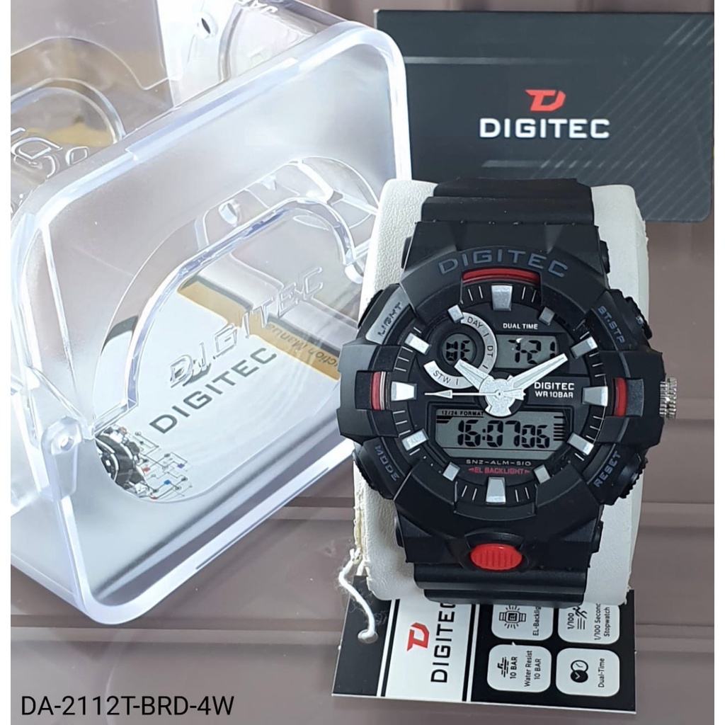 100 ori tidak ori uang kembali BEST SELLER JAM TANGAN PRIA DIGITEC DA 2021T ORIGINAL 100%