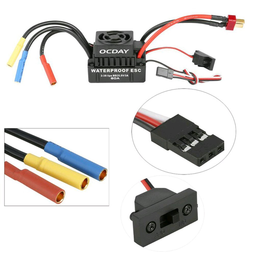 Esc brushless Ocday 60a Waterproof