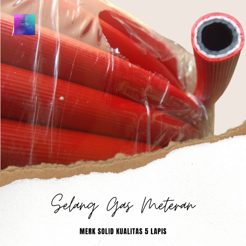 SELANG GAS LPG SNI KUALITAS 5 LAPIS METERAN