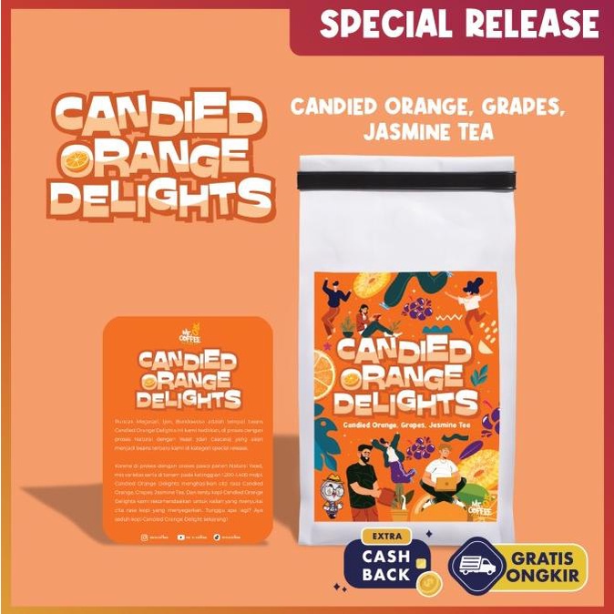 

[COD] Kopi Arabika CANDIED ORANGE DELIGHTS 200g | Single Origin Specialty [COD]