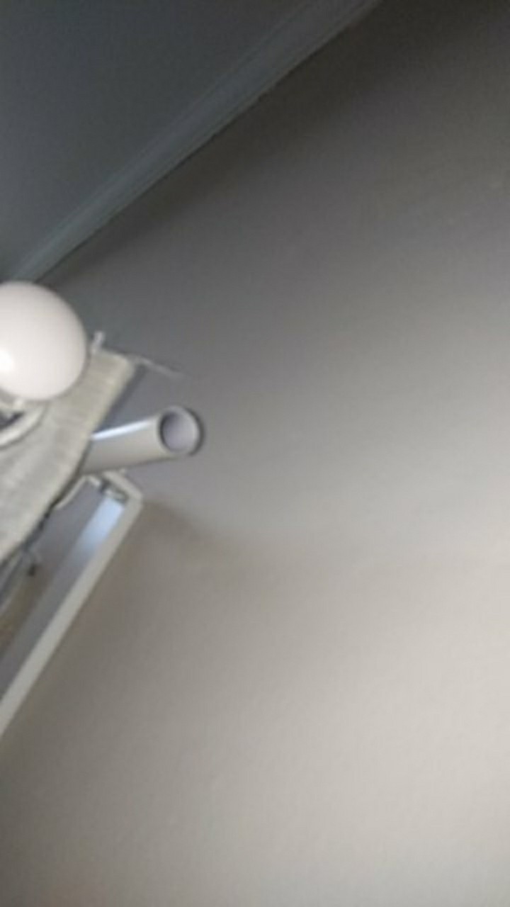 Batang Gorden / Rel Tirai Uk.120-210cm, Hitam/putih Ra1203