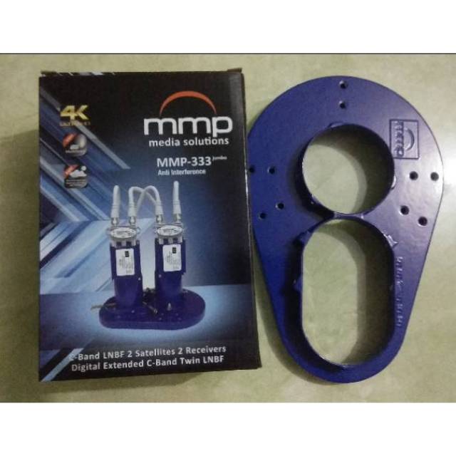 Lnb c band palapa telkom, dual receiver, MMP