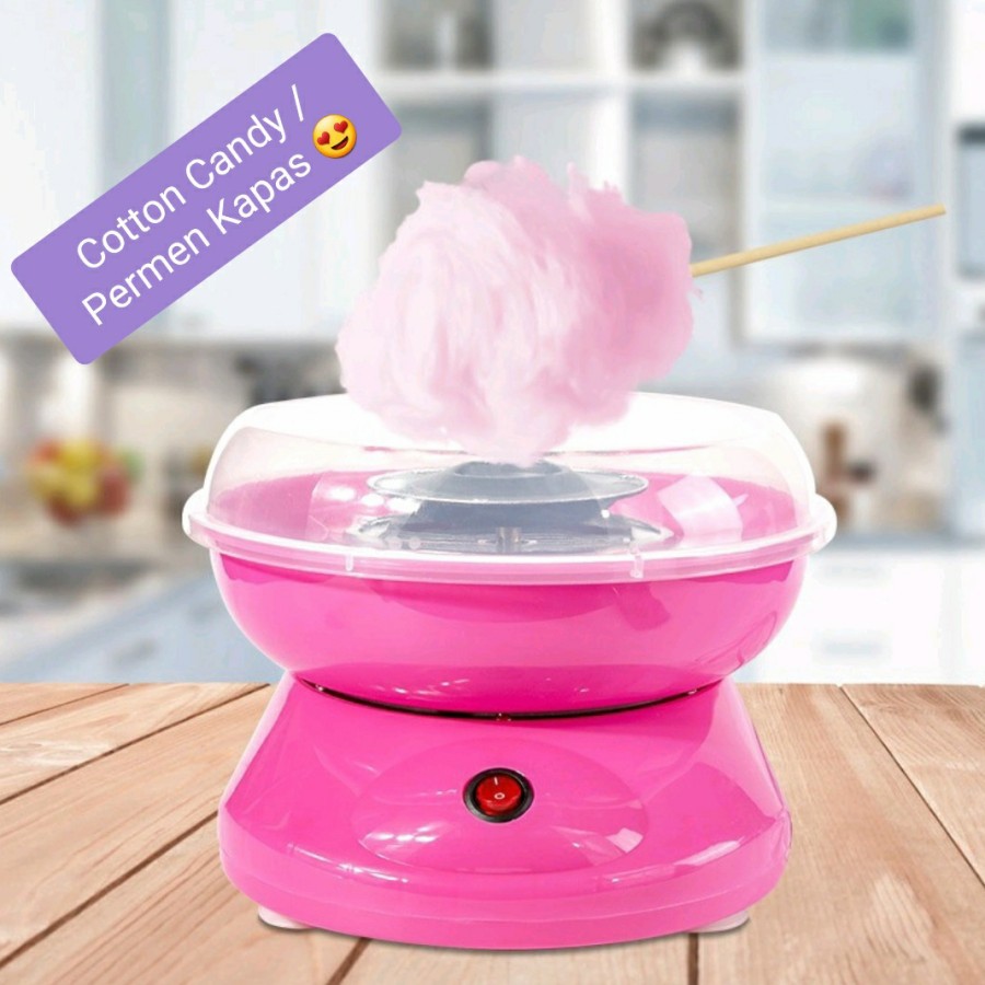 Mesin Alat Pembuat Gulali Kembang Gula Kapas Mini Cotton Candy Maker