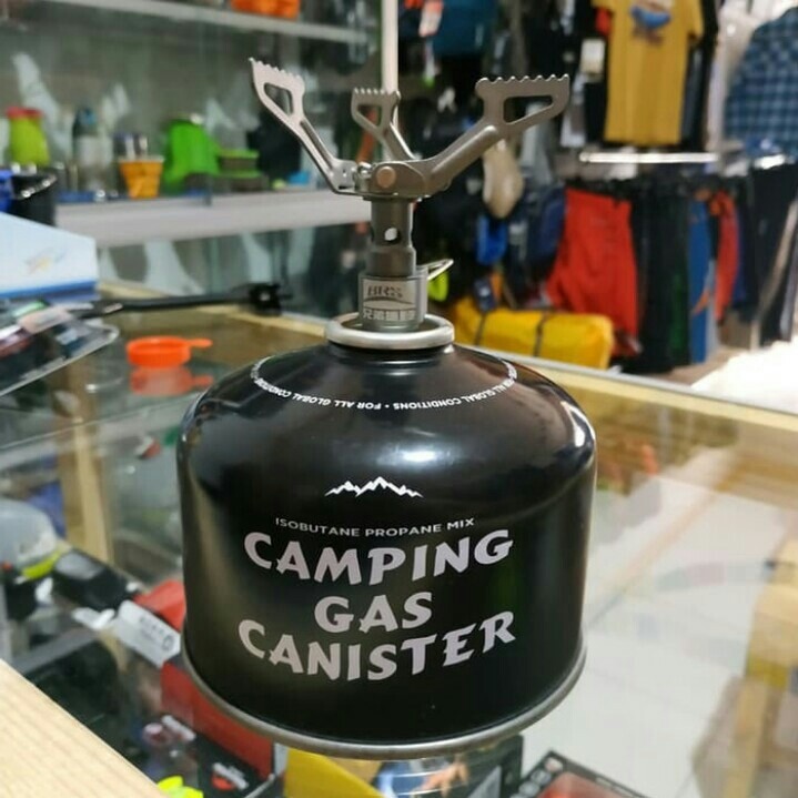 Kaleng Ulir Kompor Outdoor Ultralight Tabung Gas Canister Dhaulagiri Kosong 220gr