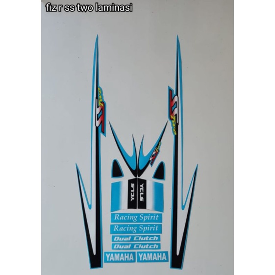 STRIPING FIZ R SS TWO LAMINASI BIRU