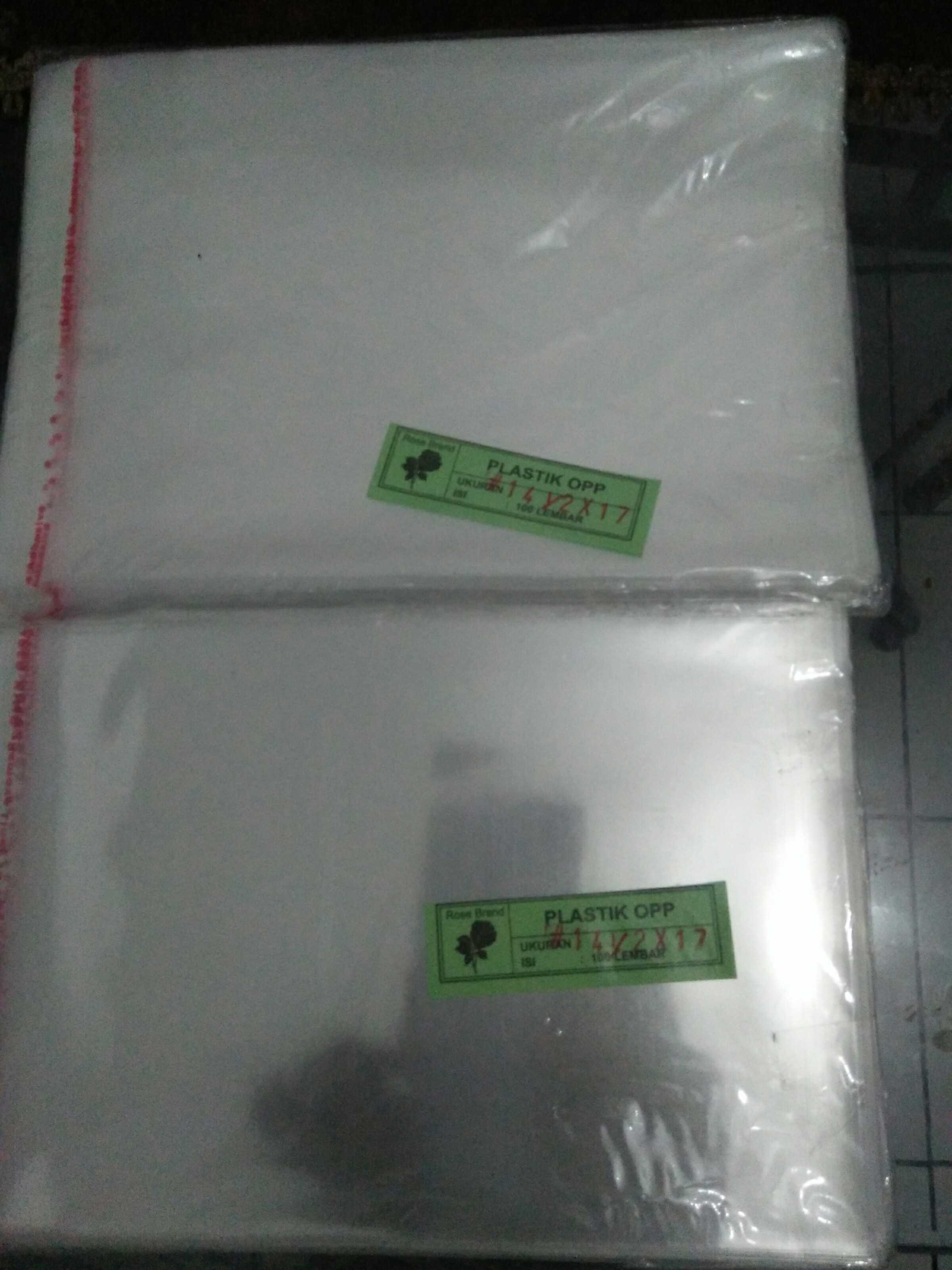 Plastik Opp Tebal 14.5x17 Single Seal Kuat Lem Buat Baju Roti Undangan
