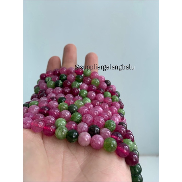 bongkah 8mm BLOODSTONE SERAT hijau ruby tanzanite akik afganistan ori