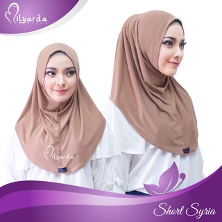 Hijab Instan Short Syria Fashion Kerudung Jilbab Sport Pendek Anti
