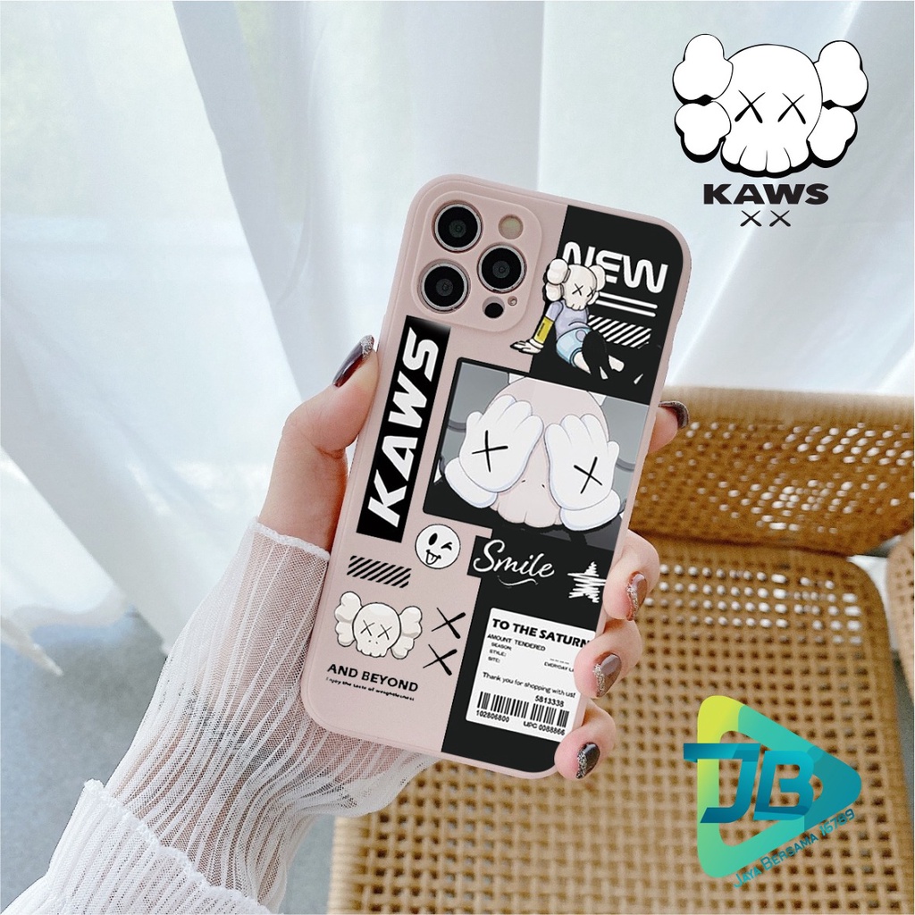 CASE CASING SOFTCASE SILIKON MACARON PELINDUNG KAMERA KAWS OPPO VIVO SAMSUNG XIAOMI REALME IPHONE ALL TYPE JB5371